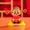 Cute Chinese Fortune  Bobblehead 1/2Pcs Shaking Head Resin Figurine Auto Dashboard Decor Car Interior Accessories