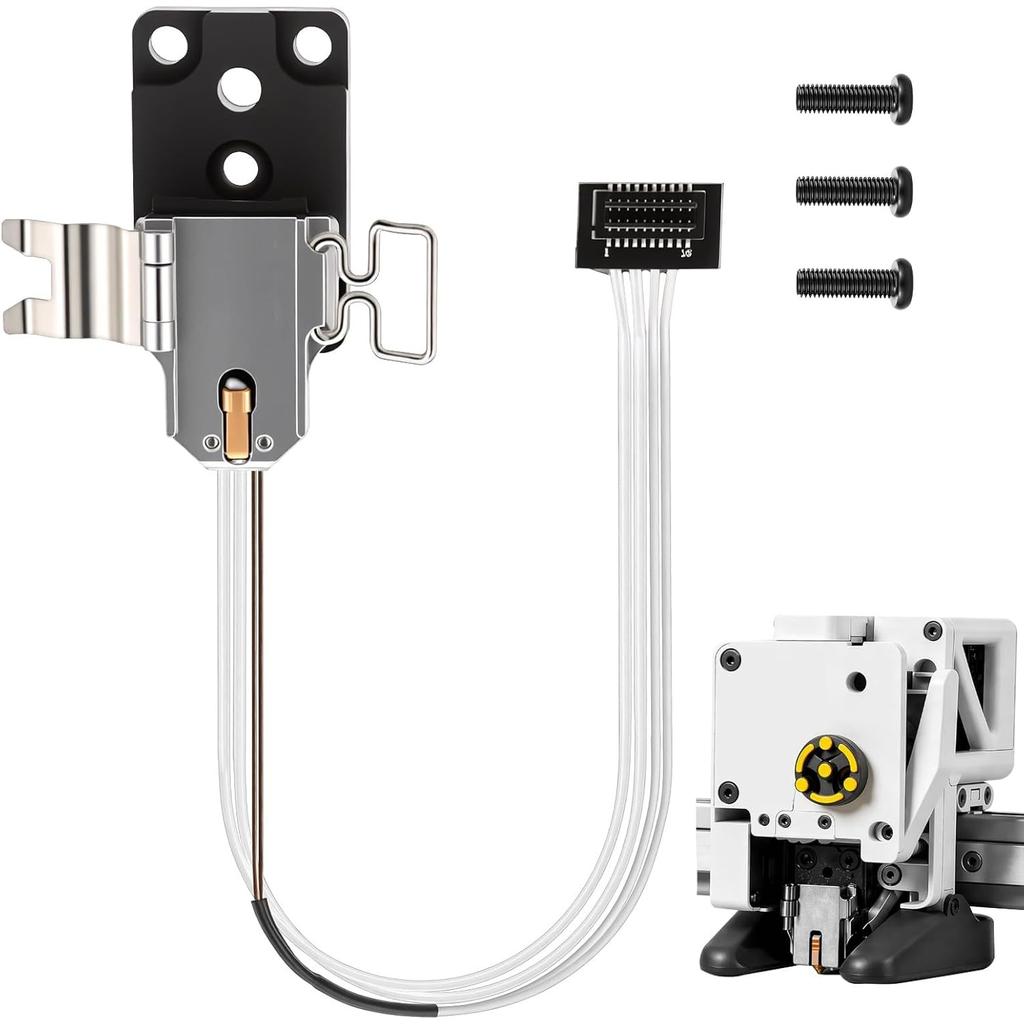3D Hotend Heating Assembly for A1 & A1 Mini, Complete Hot End Kit with Integrated Ceramic Heater, Thermistor and Upgraded Heating Block, 3D