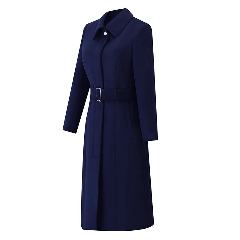 Women's Professional Wool Blend Long Coat