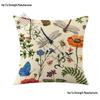 Fresh Plant Throw Pillow - Home Decor Pillowcase for Bedside or Sofa