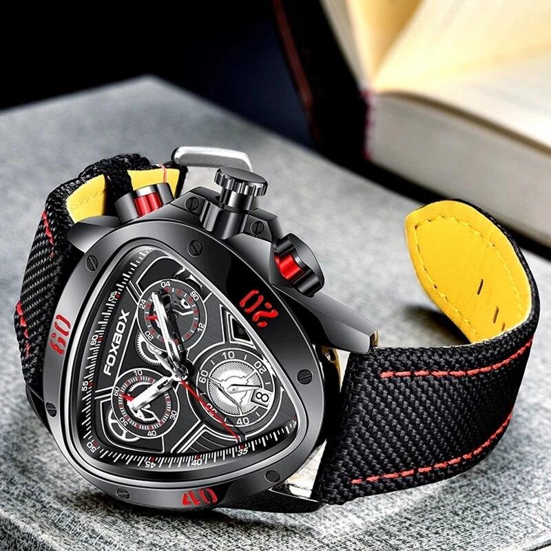 Top Brand Luxury Big Dial Chronograph Quartz Watch Men Sports Watches Military Male Wrist Watch Clock Man Relogio Masculino