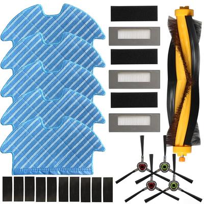 Hauptseitenbürstenfilter-Set für Ecovacs Deebot Ozmo 900 DN5G Staubsauger-Werkzeug