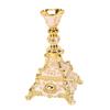 European Style Vintage Candlestick Holder Gold Finish Decorative Candle Holder  For Dining Table