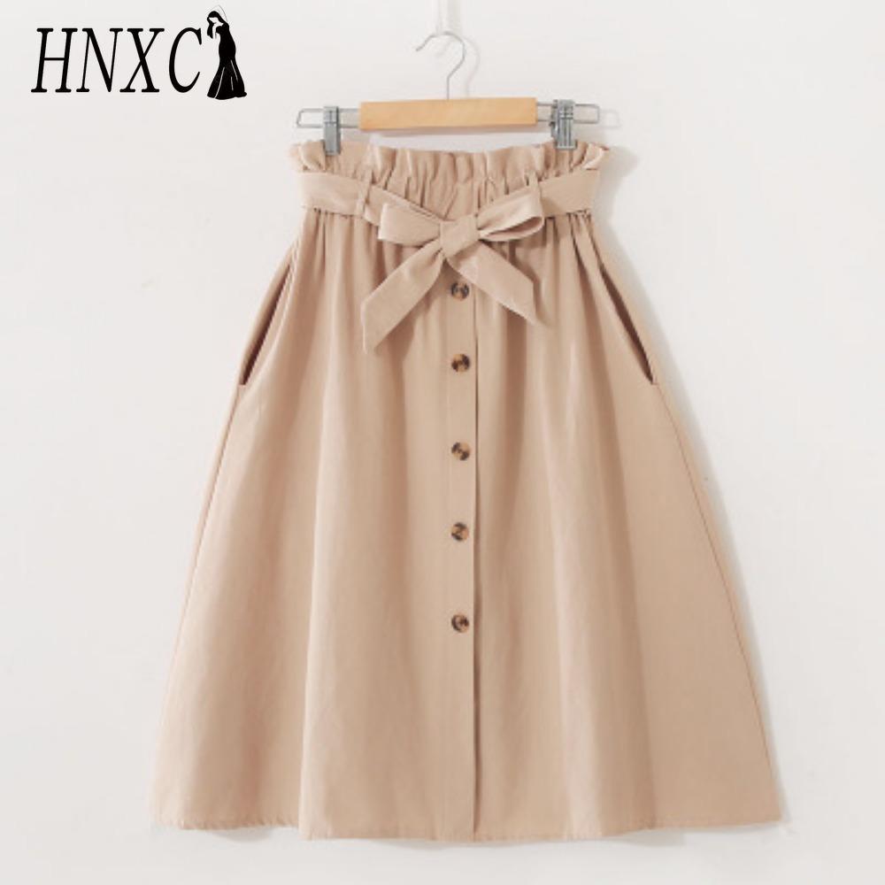 

HNXC Женская Модная Повседневная Летняя Весенняя Юбка one size