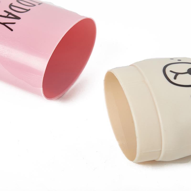 Portable Travel Toothbrush Cup Cartoon Bear Cover Toothpaste Holder Bathroom Organizer Accessories Teeth Brush Storage Case Box