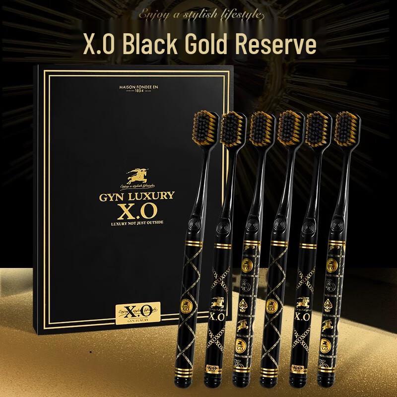 Xiang Le Mei Family Soft Bristle Toothbrush Set (6-Pack)