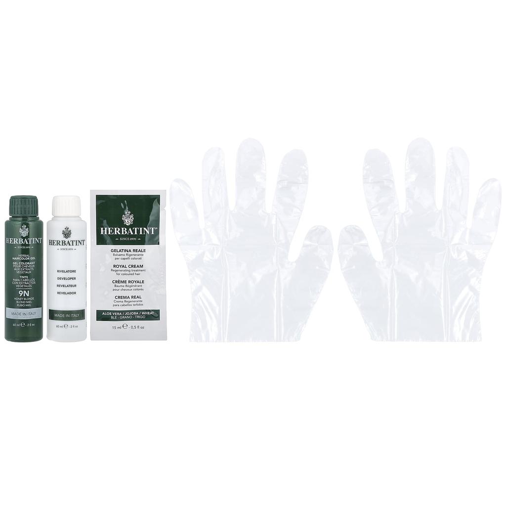 Herbatint Permanentes Farbgel, 9N, Honigblond, 4,56 fl oz (135 ml)