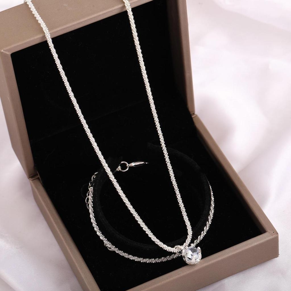 2023 Trendy Starry Sky Sterling Silver Choker Necklace