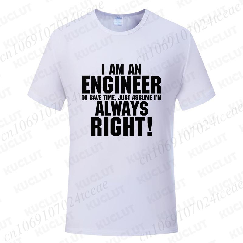 Vertrau mir ich bin ein Ingenieur Design T-Shirts für Männer Lustige Geek Buchstaben T-Shirts Programmierer Streetwear Lässig Kurzarm O-Ausschnitt T-Shirt