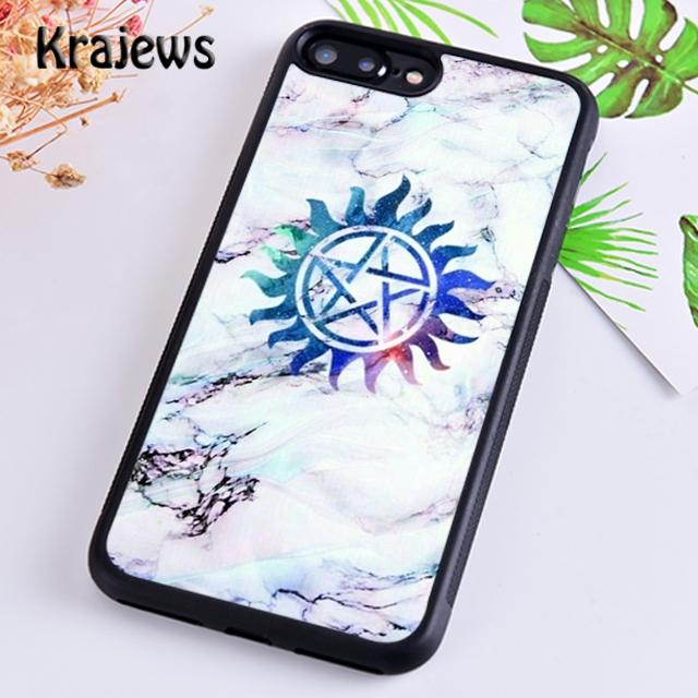 

Krajews Supernatural logo on wood Phone Case Cover For iPhone 17 Air 16 15 14 plus 11 12 pro max coque Fundas iPhone 13