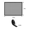 Fireplace Screen Mesh Cover PVC Fireplace Cover Pet Proof With Hooks And Loops Fireplace Safety Cover For Kids 114Cm Durable-A78