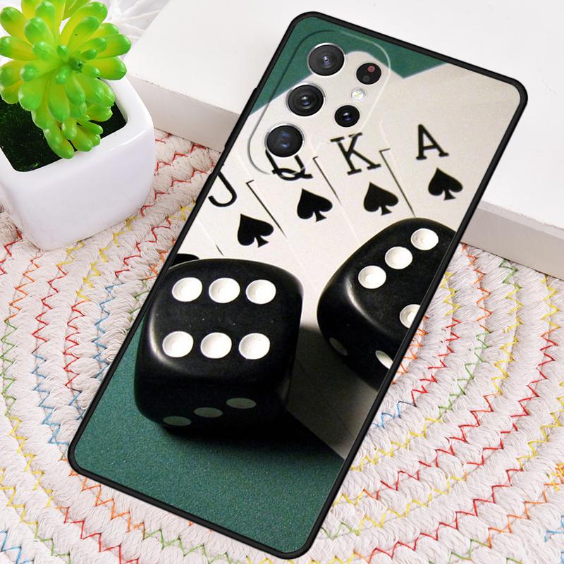 Dices Poker Casino Phone Case for Samsung Galaxy note 10 pro S26 Ultra S23 S24 FE S25 S21 S22 PLUS shockproof Cove