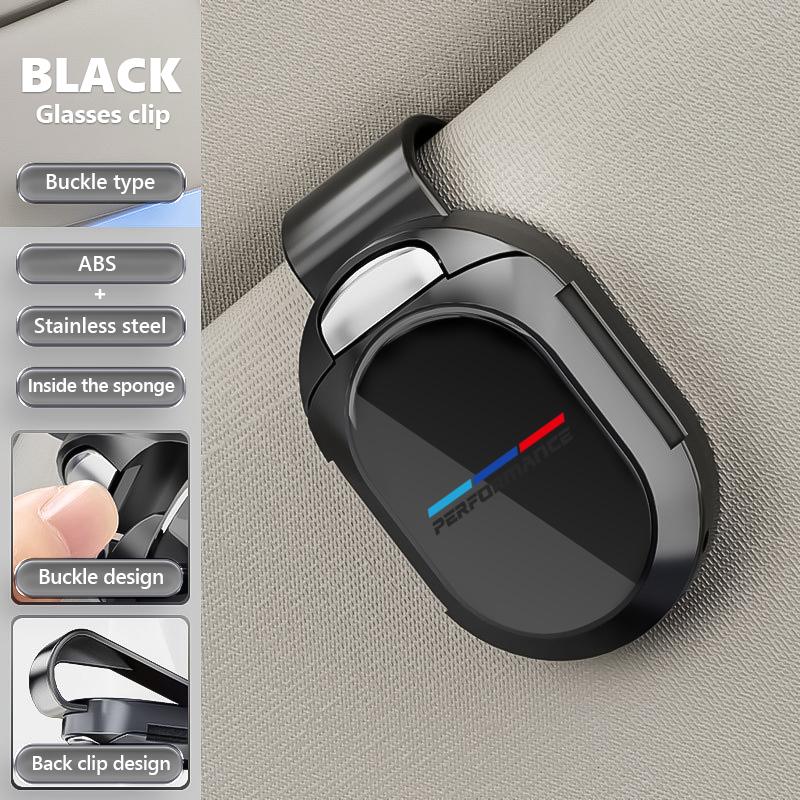 

Car Sun Visor Clip Glasses Bracket Card Holder Sunglasses Support For BMW M F10 F20 F30 F40 F15 F25 F26 F31 F49 E62 E83 E84