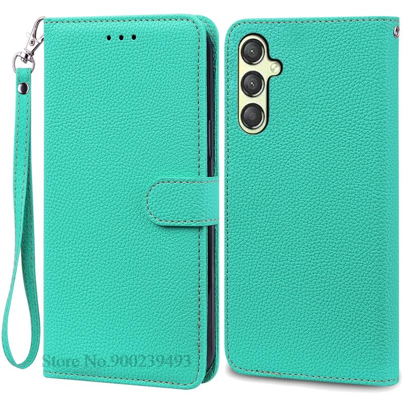 Για Samsung Galaxy A25 Θήκη Μαλακή Σιλικόνη Δερμάτινη Αναδιπλούμενη Θήκη Για Samsung A25 5G SM-A256B/DS Κάλυμμα Βιβλίο Πορτοφόλι Coque Θήκες Τηλεφώνου