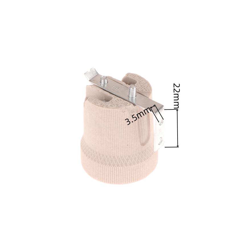 1 Stück Befestigungswinkel Große Schraubkappe Lampensockel E27 Vintage Keramik Lampenfassung Fassung Lampensockelhalter Zubehör