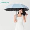 Heaven Semi-Automatic Three-fold Sun Rain Umbrella