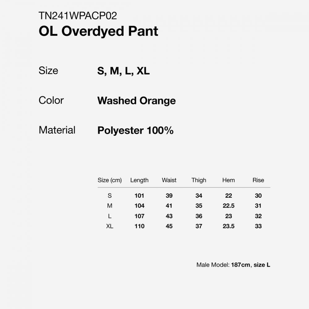 Thisisneverthat Ol Overdyed Pant Tn241wpacp02