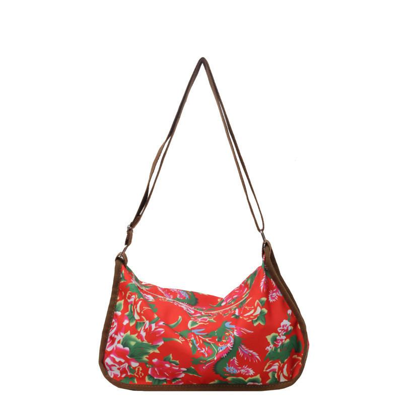 Trendy 2024 Fashionable Northeast Canvas Shoulder Bag For Women Versatile And Chic Design бордовый
