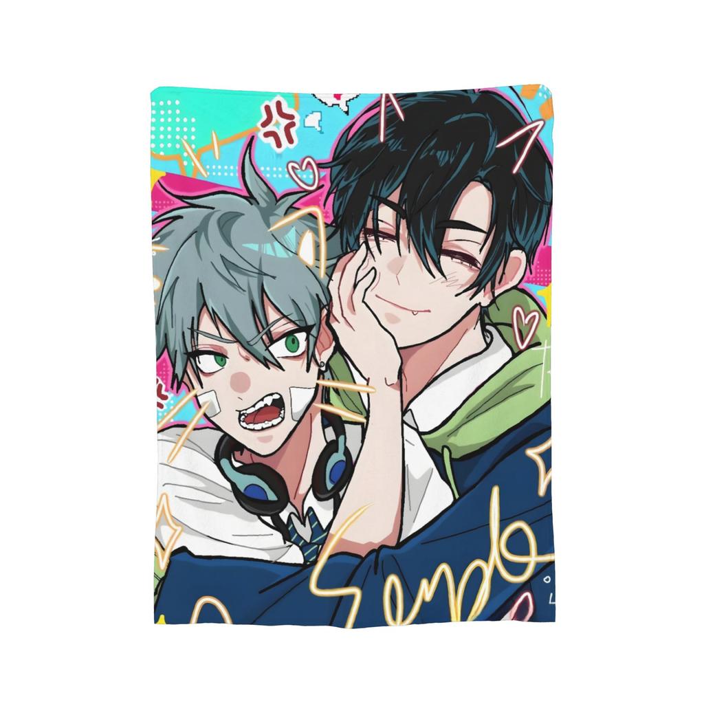 Alien Stage Anime Blankets Flannel  Winter   Multifunction Soft Throw Blankets for Home Bedroom Bedspreads