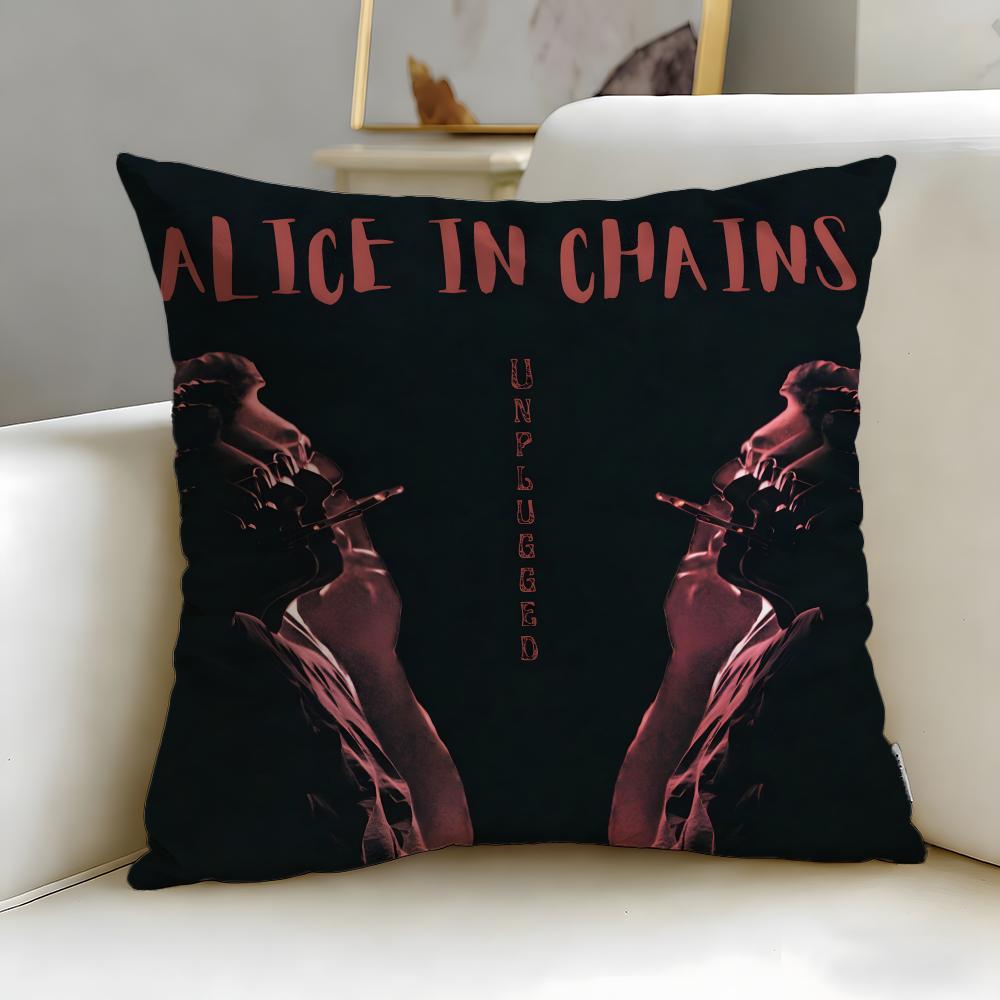 

Классическая группа Alice In Chains Наволочка Мягкая Легко стирающаяся Наволочка Универсальная для Дивана Кровати Путешествий и Офиса 30X30cm