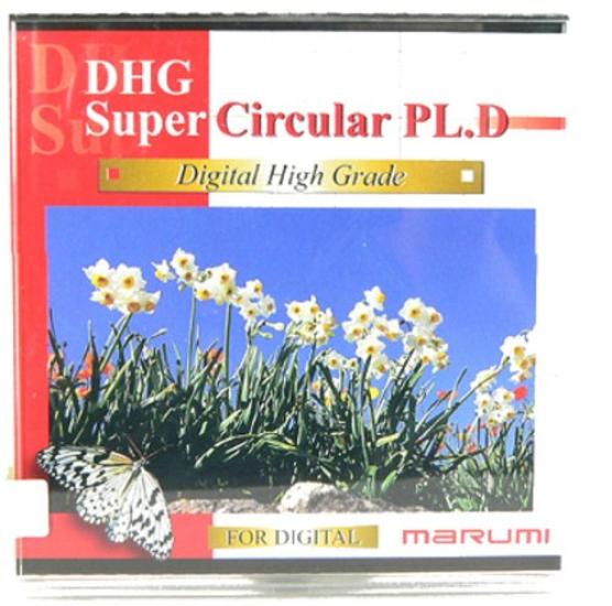 MARUMI PL Filter 43mm DHG Super Circular Enhances Removes and Made In P.L.D 43mm Contrast, Reflections, Water-repellent Stain-resistant, Japan.