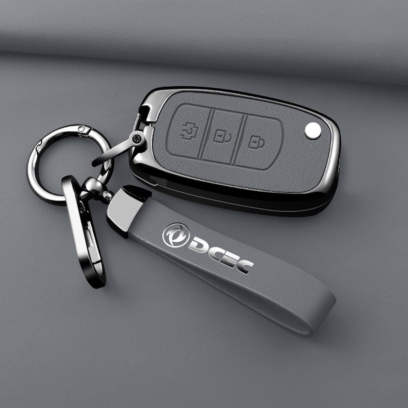 For Dfsk Dongfeng Scenery 580 Dfm Honor 560 500 Car Key Case Zinc Alloy Leather Key Fob Car Smart Remote Key Case New Model