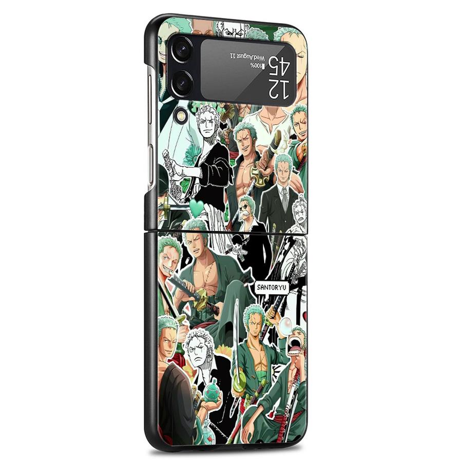 Back Cover Phone Case for Samsung Galaxy Z Flip 3 Z FLIP 6 Z Flip Z Flip 5 Anime One Pieces