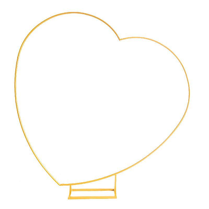 Rund bågställning i smidesjärn för bröllops- och festballonger