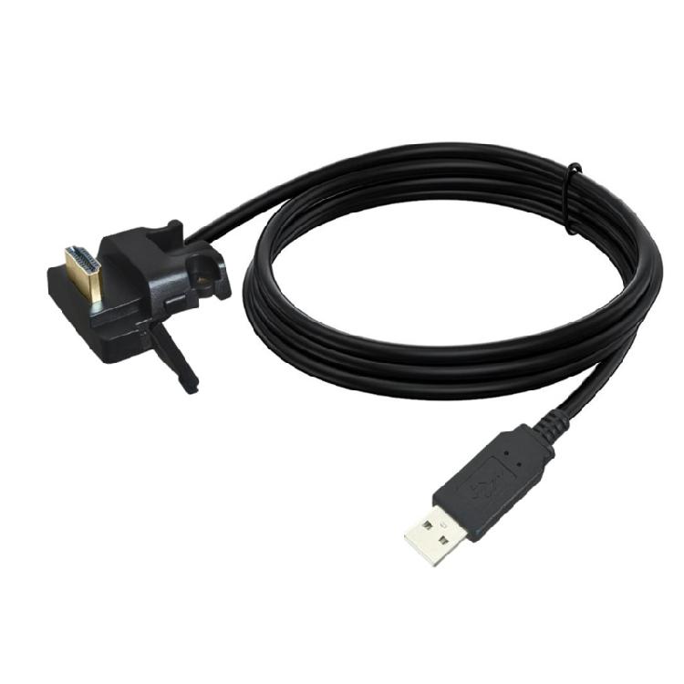 

2M USB A Male HDTV Angled Data Cable For IPP3320 IPP350 ISS250 296100039 POS Machines 1