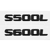 Alloy ABS Car Number Letters Sticker Rear Trunk Badge Decals for Mercedes Benz S300L S320L S400L S500L S600L Emblem Accessories