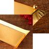 European Fruit Plate, Alloy Household Rectangular Shape Plate, Golden Retro Snack Plate, Candy Plate Home Living Room Decoration