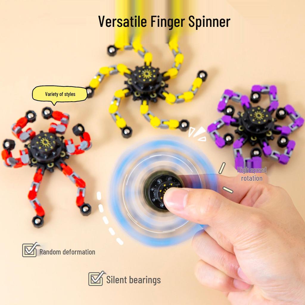 Cross-Finger Kids' Rotating Gyroscope Toy