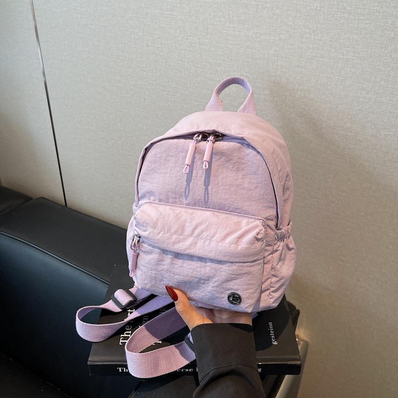Versatile Cloth Bag Women's Summer New Fashion Niche Design Messenger Bag Casual Multi-functional Backpack