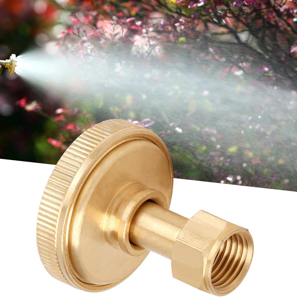 G1Celsius4 Female Thread 7 Holes Misting Spray Nozzle Garden Watering Sprayer Head (Elbow)