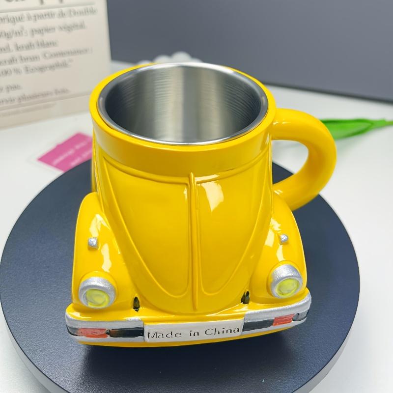 Vintage Car-Shaped Coffee Mug - Antique Cup, Pen Holder & Desk Decor. Creative Gift for Car Lovers. 