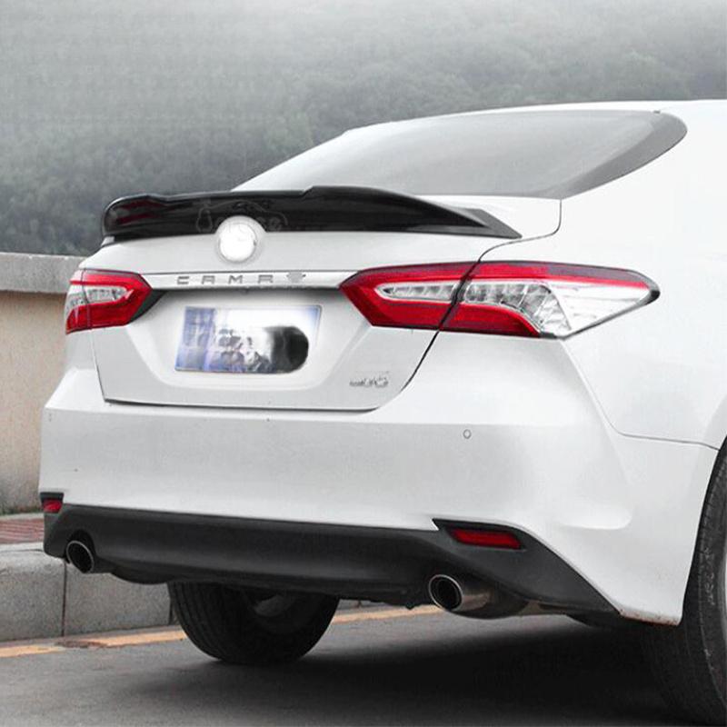 Hot Selling ABS Carbon Look Rear Trunk Spoiler Boot Lip Fit 2018 2019 2023 Auto Exterior Tuning Accessories