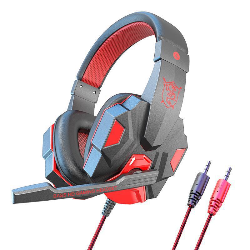 Gaming Headset MV Wired Computer Mobile Phone Headset Luminous Headset
