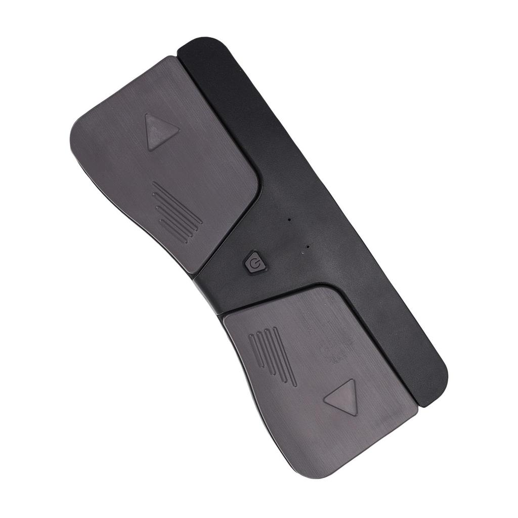 FUNFANG Musikseiten-Wender Pedal Kabellos Ergonomisch Tragbar Pad Tablet Telefon Schwarz ABS-Material Rutschfest