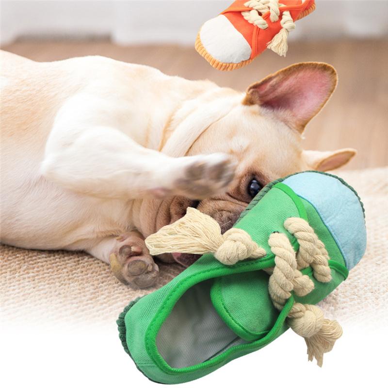 slipper dog toy