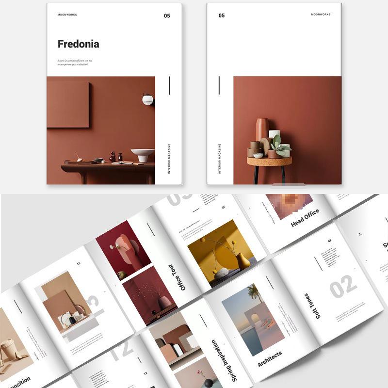 İngiliz Tarzı Defter: Moda Dergisi Kapak ve Sahne Düzeni Aksesuarı