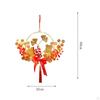 Chinese Year Decorations Spring Festival Decor with Tassel Door Wreath Garland for Bedroom