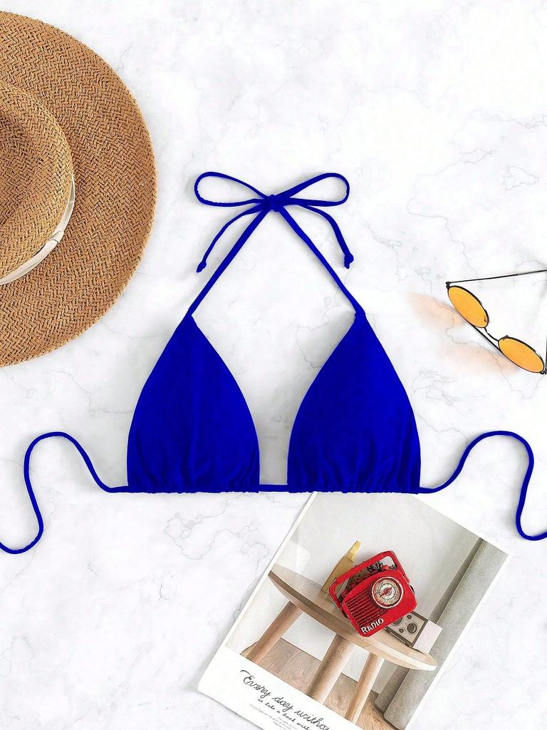 New multi-color neck strap hot spring bikini sexy split swimsuit
