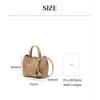 DakS Beige Cowhide Flower Punching Tote Bag S Dcba6e575i2