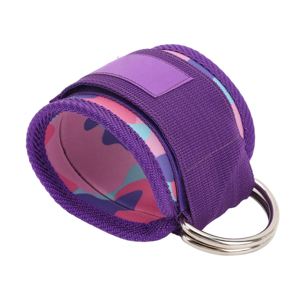 Ankle Cuff Double D Ring Adjustable Comfortable Fit Ankle Cable Straps for Workout Booty Workout