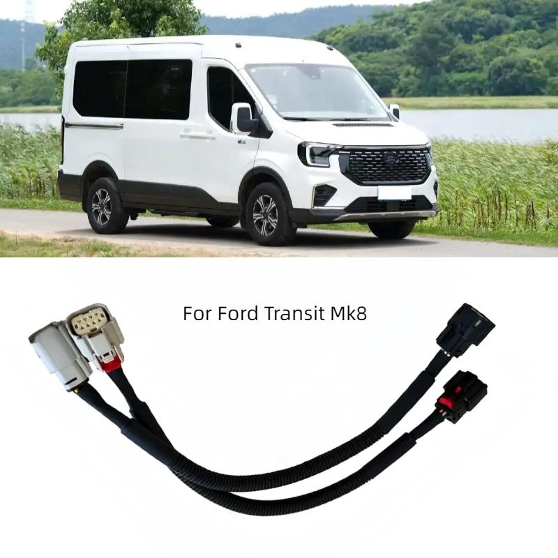 2PCS 8 Pins Rear Tail Light 4388140 Self-disconnecting Wiring Harness 1940131 1831334 For Ford Transit Mk8