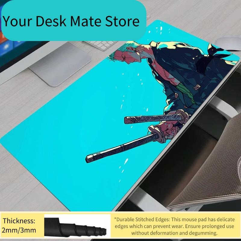 One Piece Portgas·D· Ace Mouse Pad Notbook Gamer Keyboard NonSlip Rubber Computer Carpet Desk Mat PC Gamer MousePad Youth Gifts