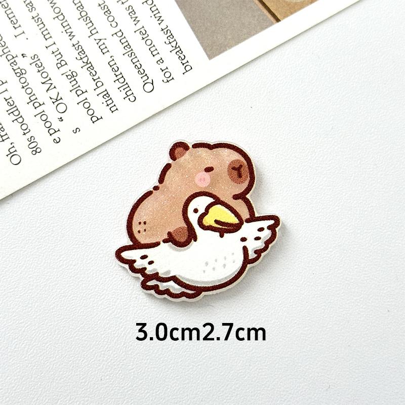 Kawaii Capybara Magnetic Refrigerator Sticker Cute Refrigerator Decoration Sticker Creativity Family Decoration Artware Gifts