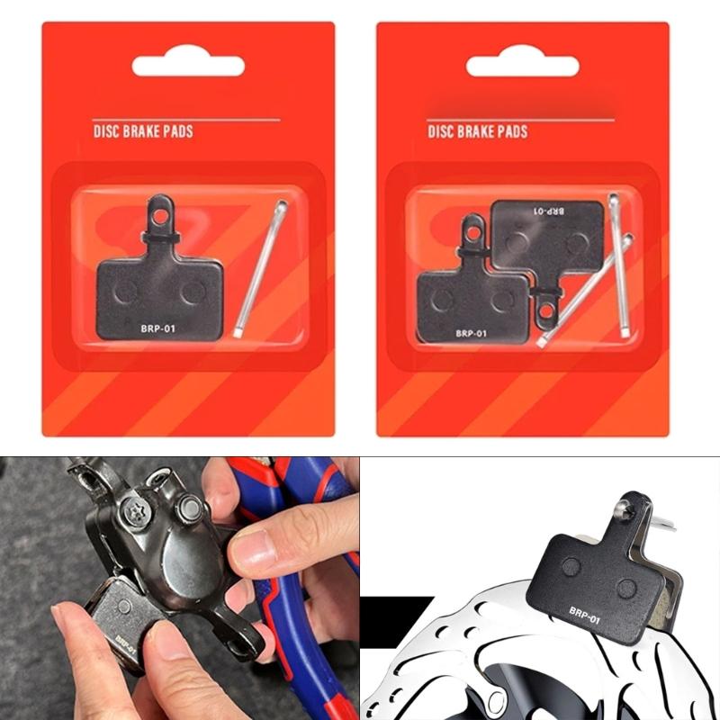 1/2pcs Bicycles Disc Brake Pad Wear Resistant Resin Cycling Brake Pads Road Bike Hydraulic Disc Brake Pads Enduring