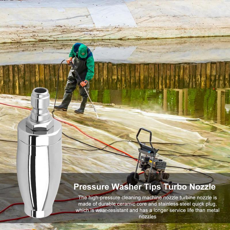 Rotating Pressure Washer Turbo Nozzle 360-Degree Rotating Pressure Washer Turbo Nozzle Tips Brick Cleaning Supplies For Wood brazil