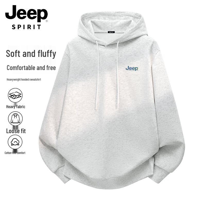 Толстовка с капюшоном JEEP SPIRIT мужская свободного кроя 2XL
